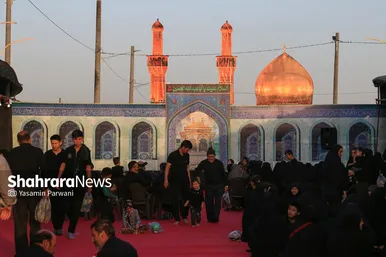 عکس‌هایی از نمایشگاه «عرفات تا فرات» در محله گلشهر مشهد