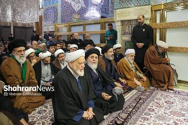 غبارروبی مضجع منور امام رضا(ع)