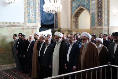 نماز عید فطر در حرم مطهر رضوی