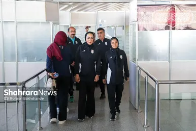 گزارش تصویری | استقبال از تیم ملی فوتبال بانوان ایران در مشهد