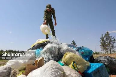 امحای ۵ تُن موادمخدر غیردارویی در مشهد