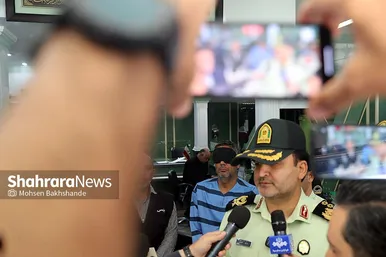 بازگشت سارق مسلح بانک سپه شعبه سعدآباد مشهد به محل سرقت