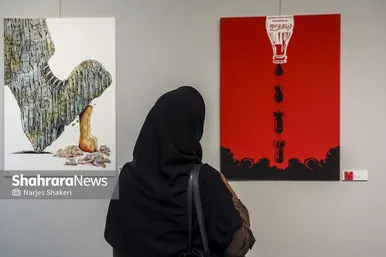 گزارش تصویری | نمایشگاه کاریکاتور «هولوساید»