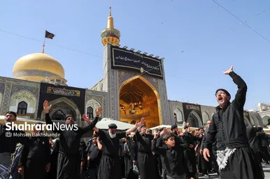 عزاداری روز ۲۸ صفر در حرم مطهر رضوی