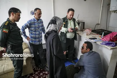 گزارش تصویری | بازسازی صحنه شوهرکشی در مشهد