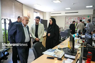بازدید اعضای شورای اسلامی شهر مشهد از روزنامه شهرآرا