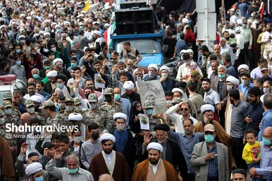 تشییع پیکر شهید حجت الاسلام محمد اصلانی در مشهد