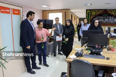 گزارش تصویری | بازدید مدیرکل امور اقتصادی و دارایی خراسان رضوی از موسسه شهرآرا