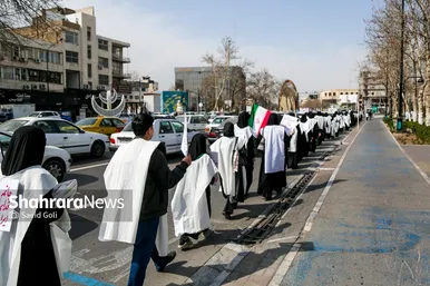 گزارش تصویری | پیاده‌روی ماتم‌زدگان شهادت قائد انقلاب در مشهد (۱۰ اسفند ۱۴۰۴)