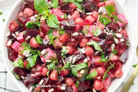 آموزش آشپزی کودکانه | سالاد قرمز خوش&zwnj;مزه!