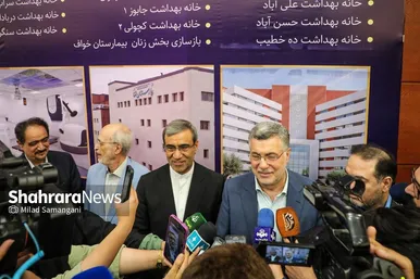 گزارش تصویری | افتتاح ۳۳ پروژه بهداشتی، درمانی، دانشجویی و فرهنگی با حضور وزیر بهداشت در خراسان رضوی
