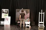 گزارشی از کارگاه نقاشی یک‌روزه «ساحل نجات» در حوزه هنری خراسان رضوی