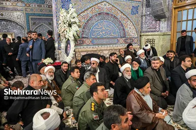 مراسم بزرگداشت شهدای خدمت در حرم مطهر رضوی
