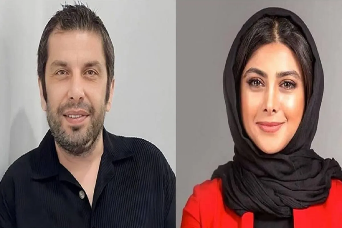 عباس جمشیدی‌فر و آزاده صمدی در جمع بازیگران «صدام»