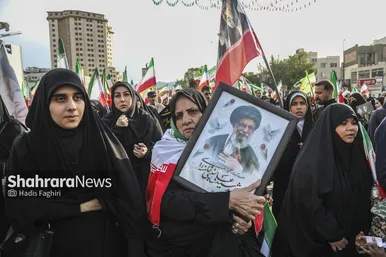 گزارش تصویری | مراسم چهلمین روز شهادت رهبر شهید انقلاب اسلامی در مشهد ۱