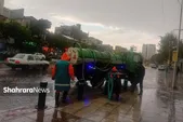 شهرداری مشهد در آماده‌باش کامل | عبور آرام از طوفان و باران شدید