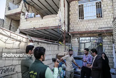 گزارش تصویری | بازسازی صحنه قتل در اسماعیل آباد مشهد
