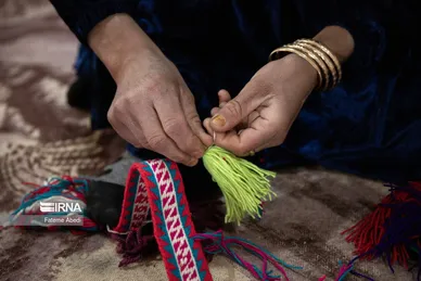 «شیردنگ بافی» در لرستان