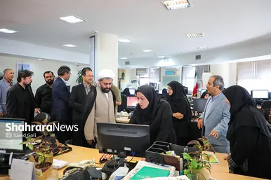 بازدید اعضای شورای اسلامی شهر مشهد از روزنامه شهرآرا