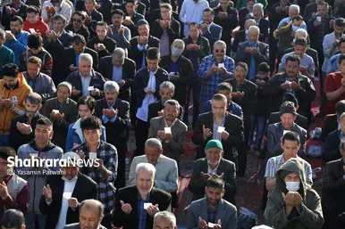 اقامه نماز عید سعید فطر در محله گلشهر (۲۲ فروردین ۱۴۰۳)