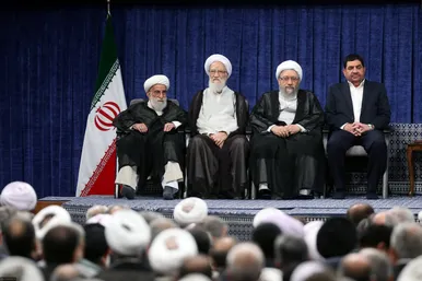 عکس‌هایی از مراسم تنفیذ مسعود پزشکیان (۷ مرداد ۱۴۰۳)