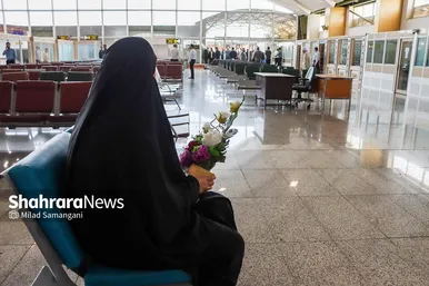عکس‌های بازگشت اولین کاروان حجاج خراسانی به مشهد