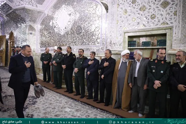 برگزاری مراسم چهلمین روز شهادت سردار سپهبد حاج قاسم سلیمانی در مشهد