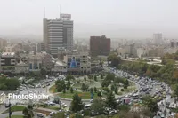 کیفیت هوای مشهد در آستانه هشدار آلودگی (۱۵ فروردین ۱۴۰۳)