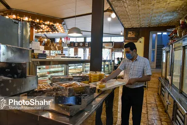کارگاه پخت زولبیا و بامیه