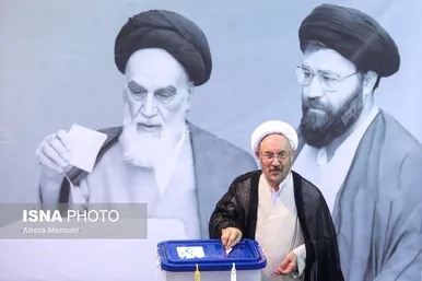 عکس‌هایی از حضور چهره‌های سیاسی پای صندوق‌های رأی