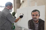 تصویر خبرنگاران فقید مشهدی بر بوم هنرمندان + فیلم و تصاویر