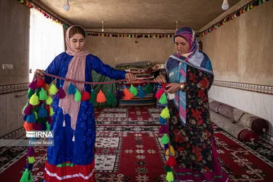 «شیردنگ بافی» در لرستان