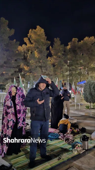 برگزاری مراسم اولین شب قدر در جوار گلزار مطهر شهدای آرامستان بهشت رضا(ع) مشهد