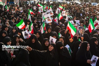 گزارش تصویری | مراسم تشییع پیکر مطهر شهید مدافع امنیت «مهدی ظریف» در مشهد ۳