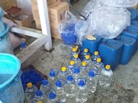 کشف دو کارگاه زیرزمینی و جمع&zwnj;آوری ۴۹۹۰ لیترمواد شوینده و ضدعفونی غیرمجاز در مشهد