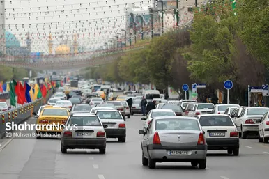 ورودی‌های شهر مشهد در آستانه نوروز ۱۴۰۱