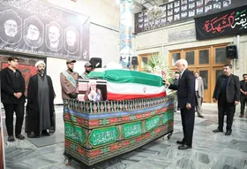 مراسم وداع با پیکر حجت&zwnj;الاسلام شوشتری با حضور محمدرضا عارف برگزار شد (۳ آذر ۱۴۰۳)