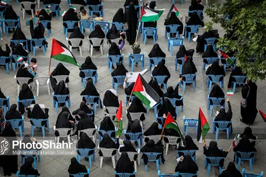 تجمع مردم مشهد در حمایت از مردم مظلوم فلسطین