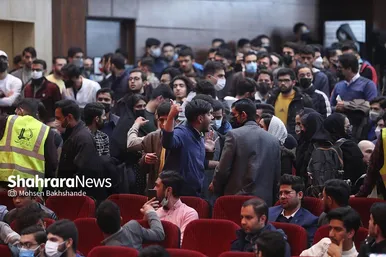 حضور سخنگوی دولت در جمع دانشجویان دانشگاه فردوسی مشهد