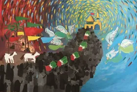 &laquo;از کربلا تا مشهد&raquo;؛ روایت کودکان از تشییع رهبر شهید