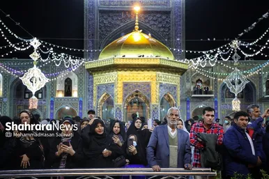 بازگشایی صحن انقلاب حرم مطهر رضوی در آستانه نیمه شعبان