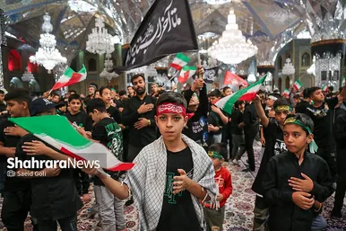 گزارش تصویری | اجتماع نوجوانان عاشورایی در سیزدهمین سوگواره «احلی من العسل» در حرم امام‌رضا(ع)