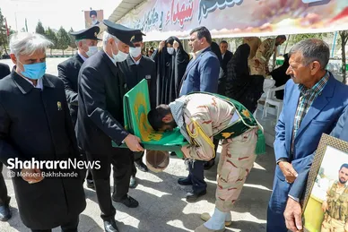 آیین دانش‌آموختگی فراگیران مرکز آموزش مرزبانی خراسان‌ رضوی‎‎