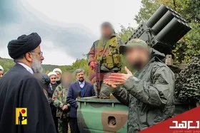 تصاویر دیده&zwnj;نشده از بازدید شهید رئیسی از پایگاه حزب&zwnj;الله در لبنان