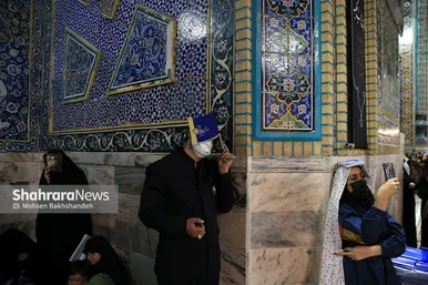 مراسم احیای شب ۱۹ ماه رمضان در حرم مطهر رضوی