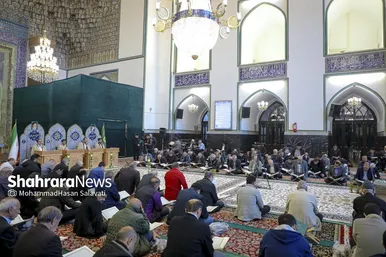 گزارش تصویری | جزء خوانی قرآن کریم در مسجدگوهرشاد حرم مطهر رضوی