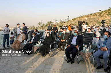 افتتاح پروژه کوهشار، بزرگترین آبشار مصنوعی ایران