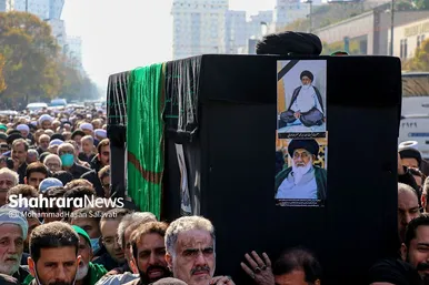 تشییع پیکر حجت الاسلام سید جعفر طباطبایی در مشهد