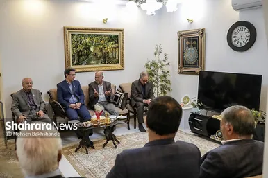 گزارش تصویری | دیدار خانواده ورزش از استاد حمید توکل پیشکسوت کشتی