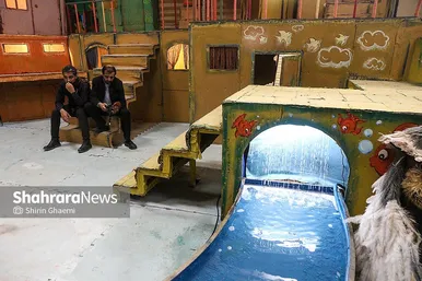 گزارش تصویری | بازدید شهردار مشهد از پشت‌صحنه فیلم سینمایی «کاکا لوتی»